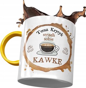 Sárga Bögre Kritikusoknak Kávéscsésze Nyomtatott Fotóval