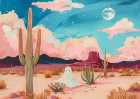 Poszter 84x59,5cm Szellem a kaktuszok között