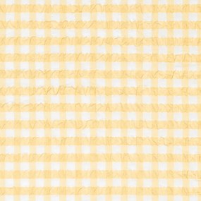 Sárga-fehér egyszemélyes-hosszabbított krepp ágyneműhuzat 140x220 cm Bæk&amp;Bølge – JUNA