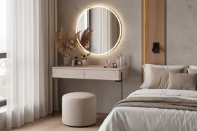 Sonatia fésülködőasztal 100 cm két fiókkal - kasmír