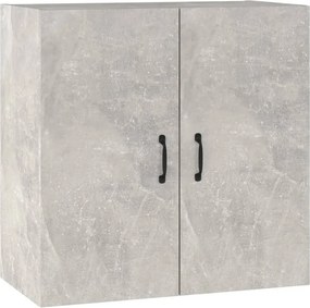 vidaXL betonszürke szerelt fa faliszekrény 60 x 31 x 60 cm