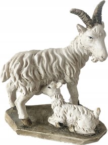 Kecske fiatal gidával a betlehemhez 6,0cm magas- 10-11cm magas figurákhoz