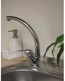 RAV Slezák SA006.0/3 - Mosogató csaptelep SAZAVA 26,5 cm fényes króm