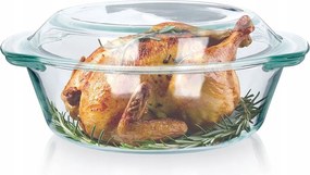 Hőálló üveg sütőedény Sütőforma 2,75L