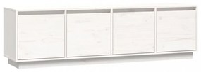 fehér tömör fenyőfa TV-szekrény 156 x 37 x 45 cm