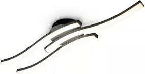 LED Mennyezeti lámpa 3xLED/6W/230V 2700K fekete