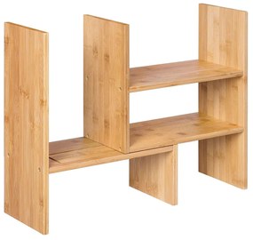 SONGMICS bambusz asztali rendszerező, 3 adaptálható modulos asztali állvány