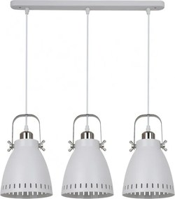 Italux FRANKLIN MD-HN8026S-3-WH+S.NICK Függőlámpa 3x60W/E27