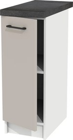 Alsó konyhaszekrény Álló 30 Kasmír szett és munkalap District Dark