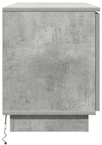 TV állvány Beton Szürke 100x38x49 cm Mérnöki fa