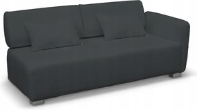 Mysinge Ikea 2 személyes egykaros kanapé huzat, fekete