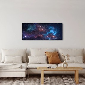 Kép - Éjszakai égbolt (120x50 cm)