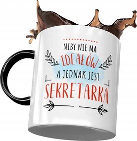 Bögre Fekete Titkárnők Tökéletes Titkárnő Nyomtatott Fotóval