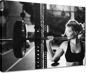 Vászonkép 40x30 Edzőterem Edzés Teljesítmény