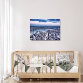 New York képe (üvegen) (70x50 cm)