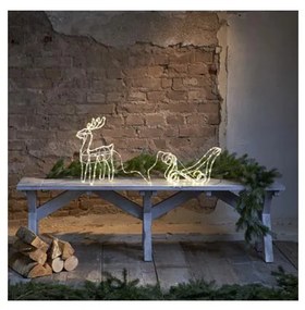 Eglo 411447 - LED Kültéri karácsonyi dekoráció TUBY DEER 158xLED/0,06W/5/230V IP44 803-63;411447