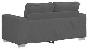 sötétszürke kordbársony szövet loveseat kanapé 120 cm