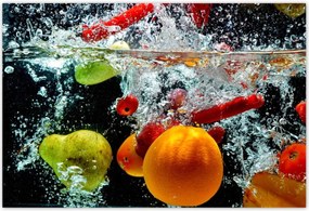 Poszterek 185x125 Gyümölcsök és zöldségek a vízben