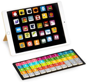 Mágneses fa tablet számokkal