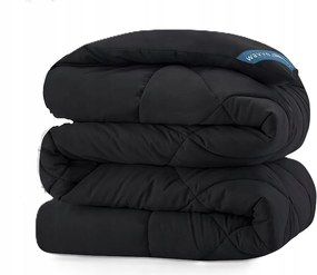 Wavve Négyévszakos Paplan Fekete 155x220cm 300g/m² 100% Mikroszálas