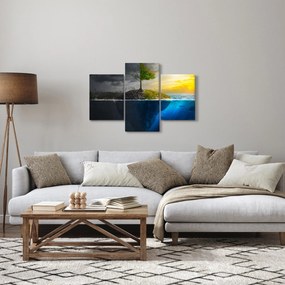 Két oldalt mutató kép (90x60 cm)