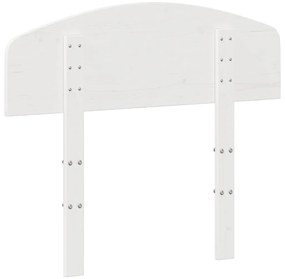 fehér tömör fenyőfa fejtámla 100 cm