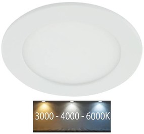 LED Fürdőszobai beépíthető lámpa LED/12W/230V 3000/4000/6000K IP44