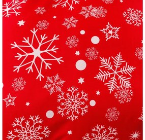 Flanel Mikroszálas ágyneműhuzat SNOWFALL piros Ágyneműhuzat mérete: 2 db 70 x 90 cm | 200 x 220 cm