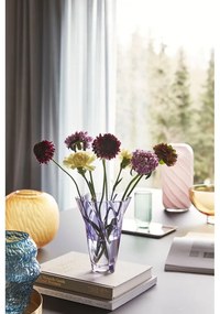 Candy 2 db-os rózsaszín-fehér üveg váza szett - Hübsch