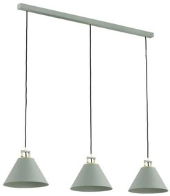 Argon 6177 - Csillár zsinóron ORTE 3xE27/15W/230V zöld