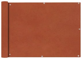 75x400 cm terrakotta Oxford szövetű erkély sötétítő