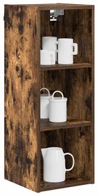 Függő szekrény Riga Füstölt tölgy 30 x 29,5 x 80 cm Faanyag