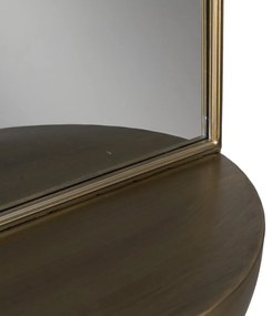 Fali tükör polccal 37x40 cm – Ixia