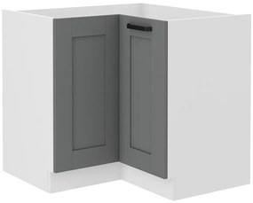 Sarok alsó konyhaszekrény Lucid 89 x 89 DN 1F BB (dustgrey + fehér). 1045533