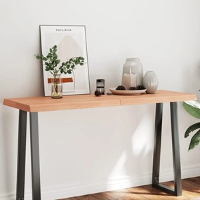 világosbarna kezelt tömör asztallap 140x50x(2-6) cm