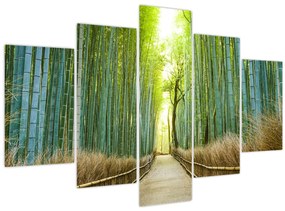 Kép - Sikátor bambuszal (150x105 cm)