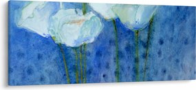 Kép - fehér tulipán (120x50 cm)
