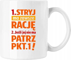 Bögre Sztrájk Mindig Igaza Fehér 330ml