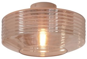 Barna mennyezeti lámpa üveg búrával ø 35 cm Verona – it's about RoMi