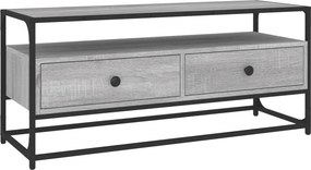 vidaXL szürke sonoma színű szerelt fa TV-szekrény 100 x 35 x 45 cm