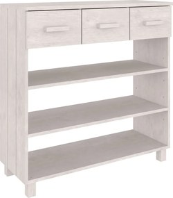 vidaXL HAMAR fehér tömör fenyőfa tálalóasztal 90 x 35 x 90 cm