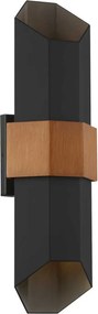 ELSTEAD QZ-CHASM-L-BKW CHASM Klasszikus Kültéri Fali Lámpa Fekete LED IP44