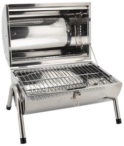 Cattara Double faszenes utazó grill, 42 x 38 x 26 cm