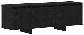 TV szekrény fekete tölgy 120x30x40,5 cm összeszerelve