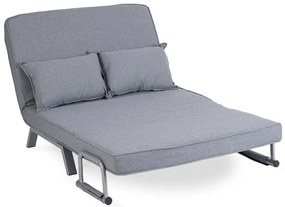 Kétszemélyes Ágyazható Kanapé Szürke Színben. BART 2