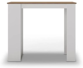 Bárasztal tölgyfa dekoros asztallappal 52x120 cm Peru – Marckeric