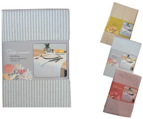 Dekoratív asztali futó SHIMORA 45x150 cm - több színben Termék színe: Piros