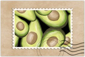 Poszterek 90x60 Avokádó Gyümölcs Natu mag