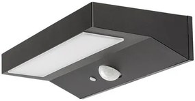 RÁBALUX 77023 KORONA Fali Lámpa Mozgásérzékelővel Fekete IP44