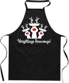 Konyhai Kötény Minden Ízletes Rénszarvas Nyomtatással Karácsonyi ajándék